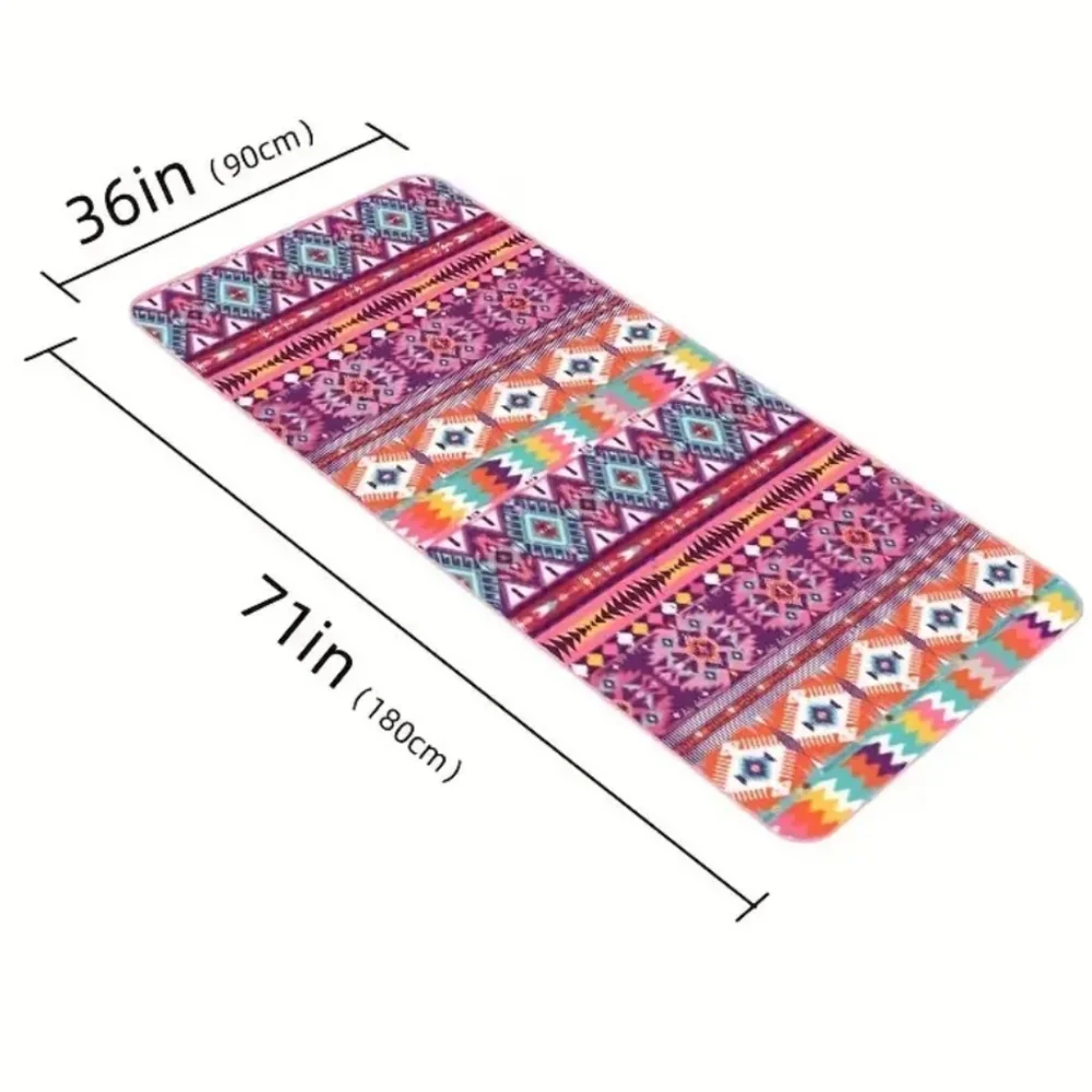 Large Microfiber Beach Towel with Carrying Case Pattern: Dome